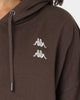 KAPPA Authentic Diran Hoodie Brown Coffee/Grey