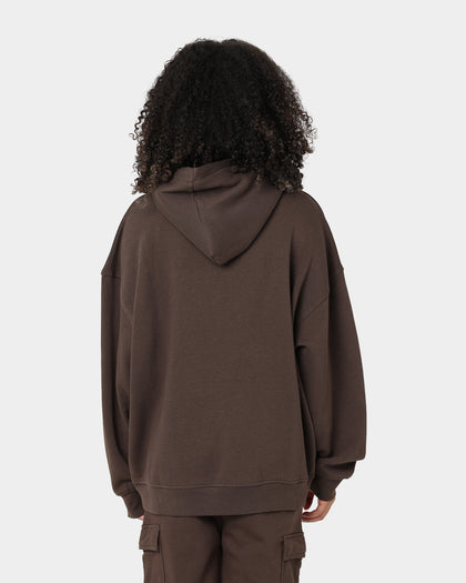 KAPPA Authentic Diran Hoodie Brown Coffee/Grey
