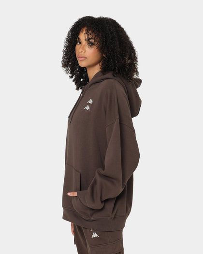 KAPPA Authentic Diran Hoodie Brown Coffee/Grey