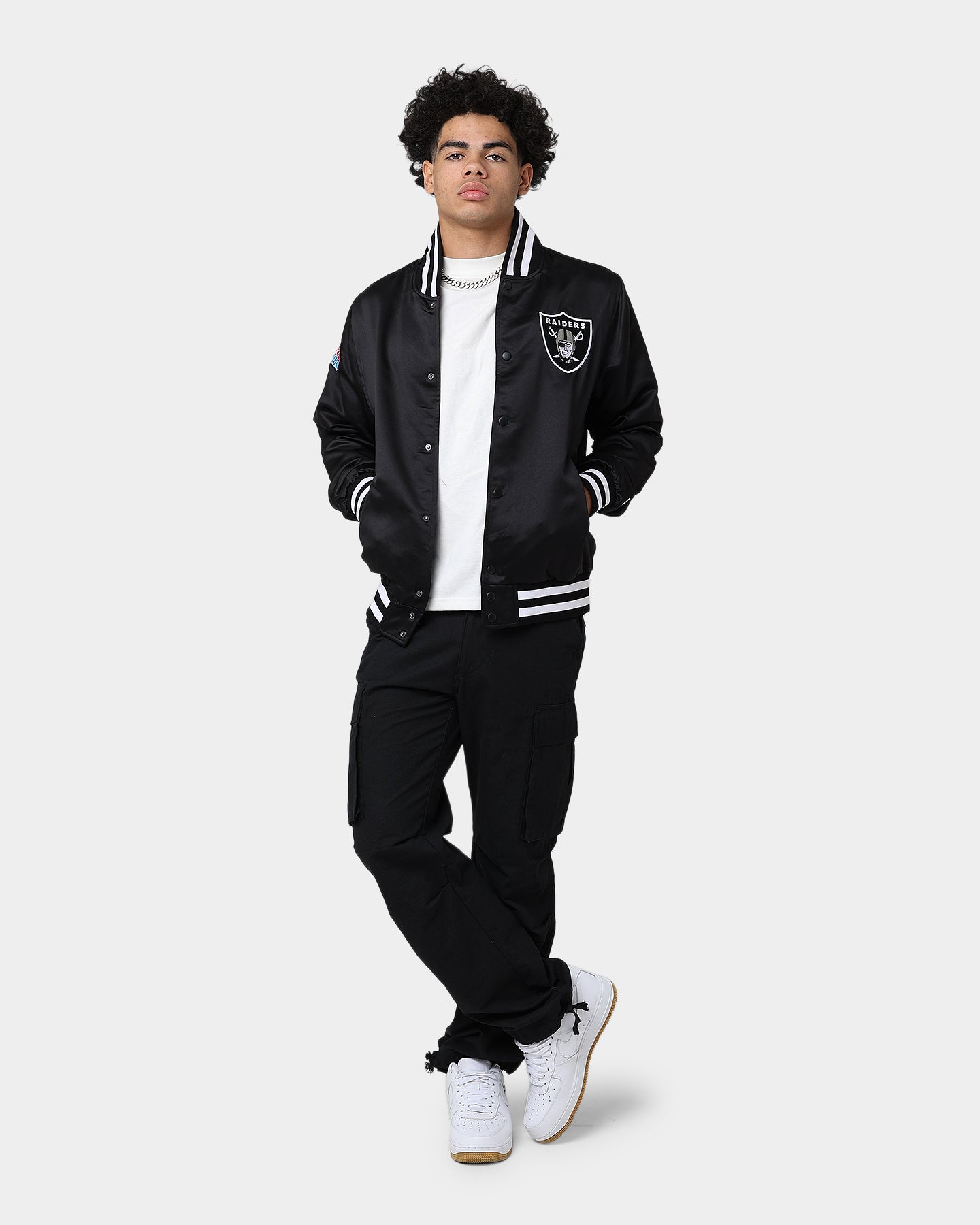 New Era Las Vegas Raiders Champs Jacket Black/White | Culture Kings US