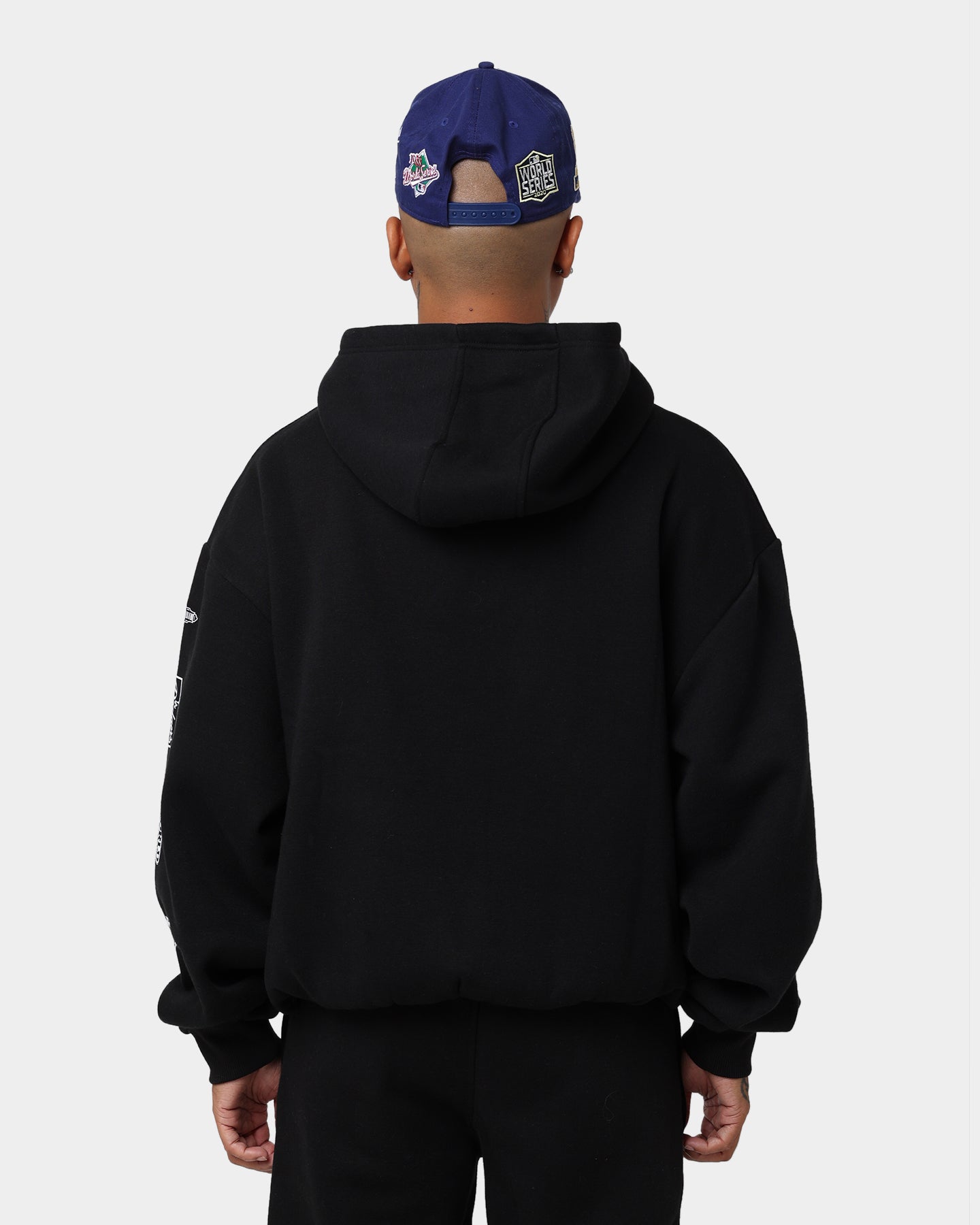 New Era Los Angeles Dodgers Oversized Hoodie Black/White