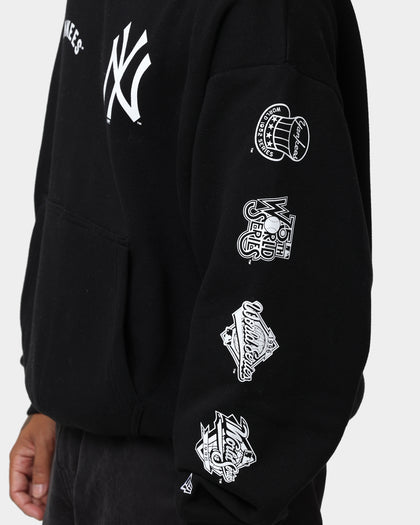 New Era New York Yankees Oversized Hoodie Black/White