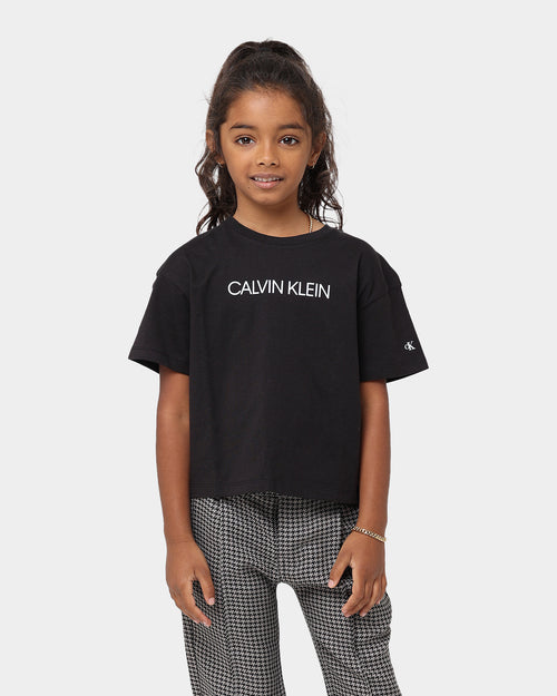 Calvin Klein Kids' Institutional Logo Boxy T-Shirt Ck Blackv
