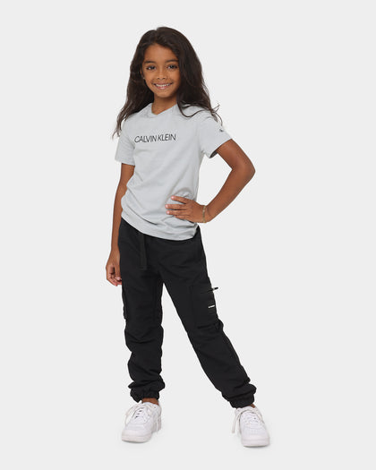 Calvin Klein Kids' Institutional T-Shirt Grey Dew