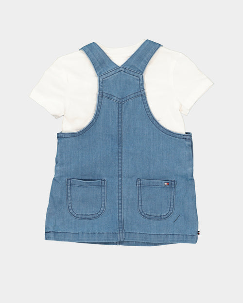Tommy Hilfiger Infant Dungaree Set White