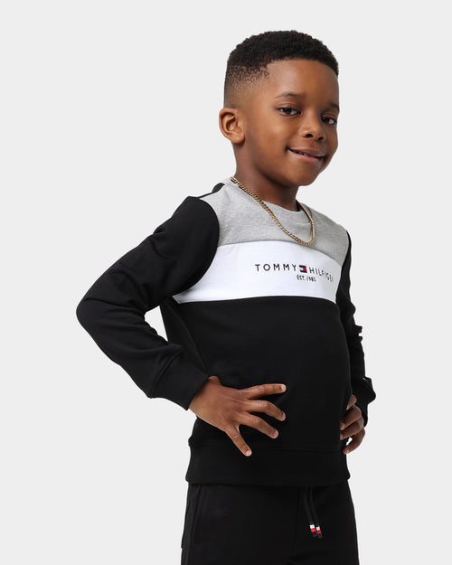Tommy Hilfiger Kids' Essential Colour Block Set Black