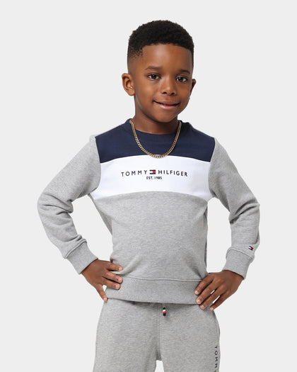Tommy Hilfiger Kids' Essential Colour Block Set Light Grey Heather