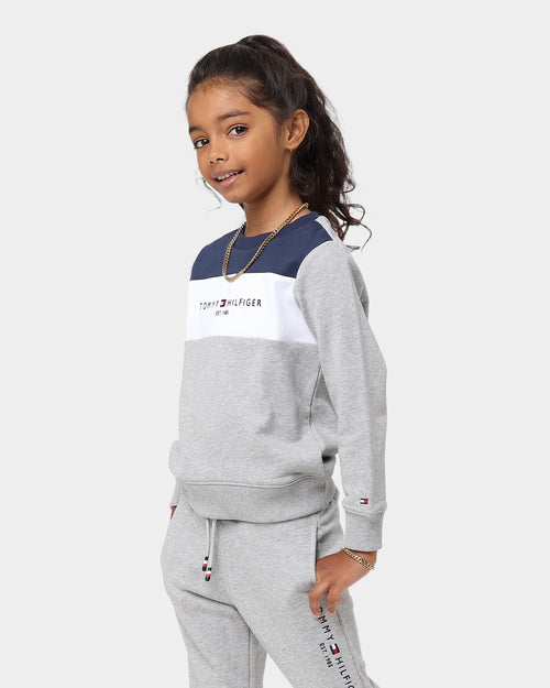 Tommy Hilfiger Kids' Essential Colour Block Set Light Grey Heather