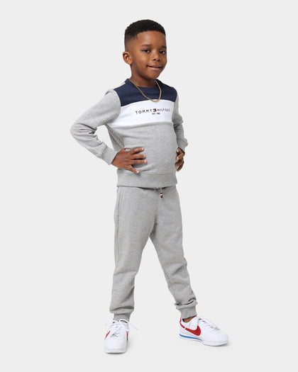 Tommy Hilfiger Kids' Essential Colour Block Set Light Grey Heather