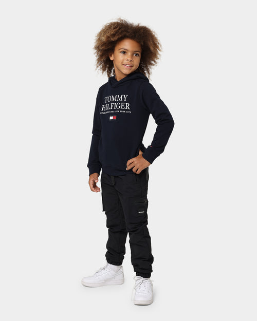 Tommy Hilfiger Kids' Logo Hoodie Desert Sky
