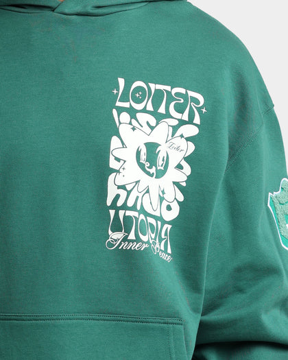 Loiter Fleur Hoodie Green
