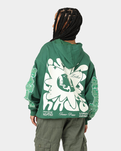 Loiter Fleur Hoodie Green