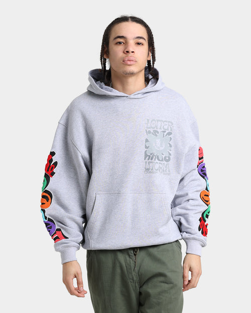 Loiter Fleur Hoodie Grey