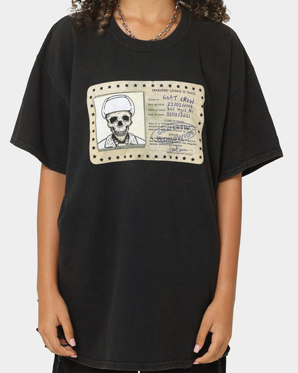 Goat Crew License Vintage T-Shirt Black