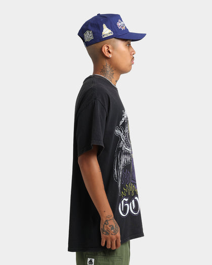 Goat Crew Los Angeles Angels Vintage T-Shirt Black Wash