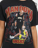 Goat Crew Man Down Vintage T-Shirt Black Wash