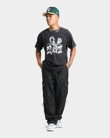 Rats Get Fat Scorpion T-Shirt Black Wash