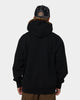 Supreme Leopard Trim Hooded Sweatshirt Black