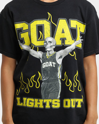 Goat Crew Lights Out Vintage T-Shirt Black Wash