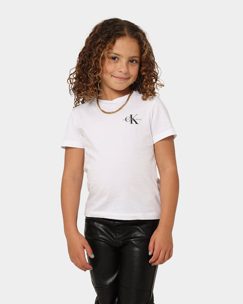 Calvin Klein Kids' Chest Monogram T-Shirt Bright White