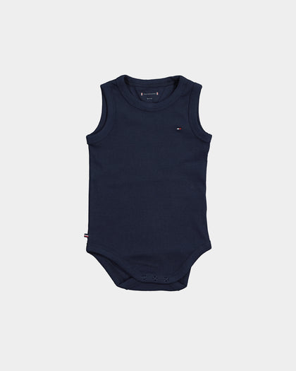 Tommy Hilfiger Infant Rib Bodysuit 3 Pack Gift Set Crest