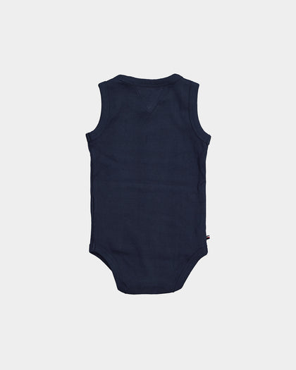 Tommy Hilfiger Infant Rib Bodysuit 3 Pack Gift Set Crest