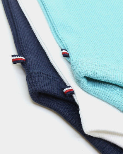 Tommy Hilfiger Infant Rib Bodysuit 3 Pack Gift Set Crest