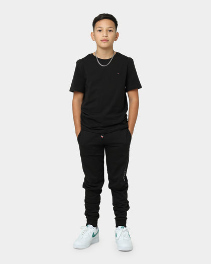 Tommy Hilfiger Kids' Basic Crewneck T-Shirt Meteorite