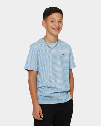Tommy Hilfiger Jaspe Stripe Short Sleeve T-Shirt Regatta Blue Stripe