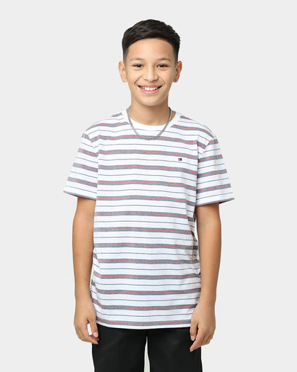 Tommy Hilfiger Kids' Stripe T-Shirt White Stripe