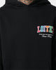 Loiter Stacked Logo Hoodie Black