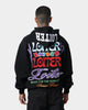 Loiter Stacked Logo Hoodie Black