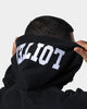 Loiter Stacked Logo Hoodie Black