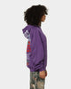 Loiter Stacked Logo Hoodie Purple