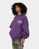 Loiter Stacked Logo Hoodie Purple