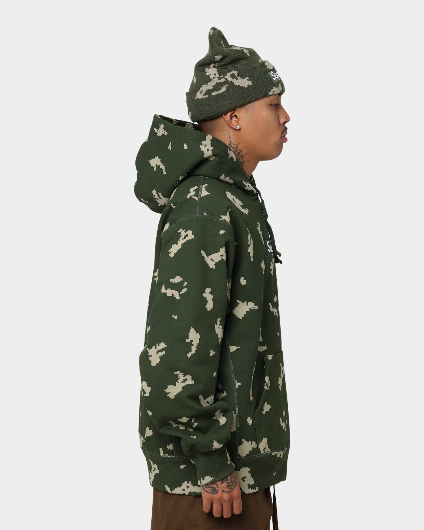 トップス Supreme S Logo Hooded Sweatshirt Camo Supreme Swarovski S Logo Hooded Sweatshirt Woodland Camo Men's