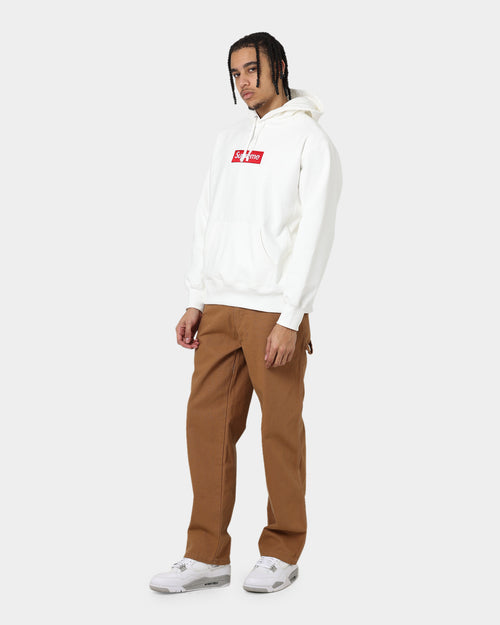 Supreme Box Logo Hooded Sweatshirt White