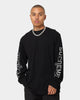 Supreme Intarsia Sleeve Long Sleeve T-Shirt Black