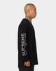 Supreme Intarsia Sleeve Long Sleeve T-Shirt Black