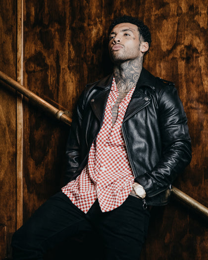 Saint Morta Checks Short Sleeve Shirt Red/White