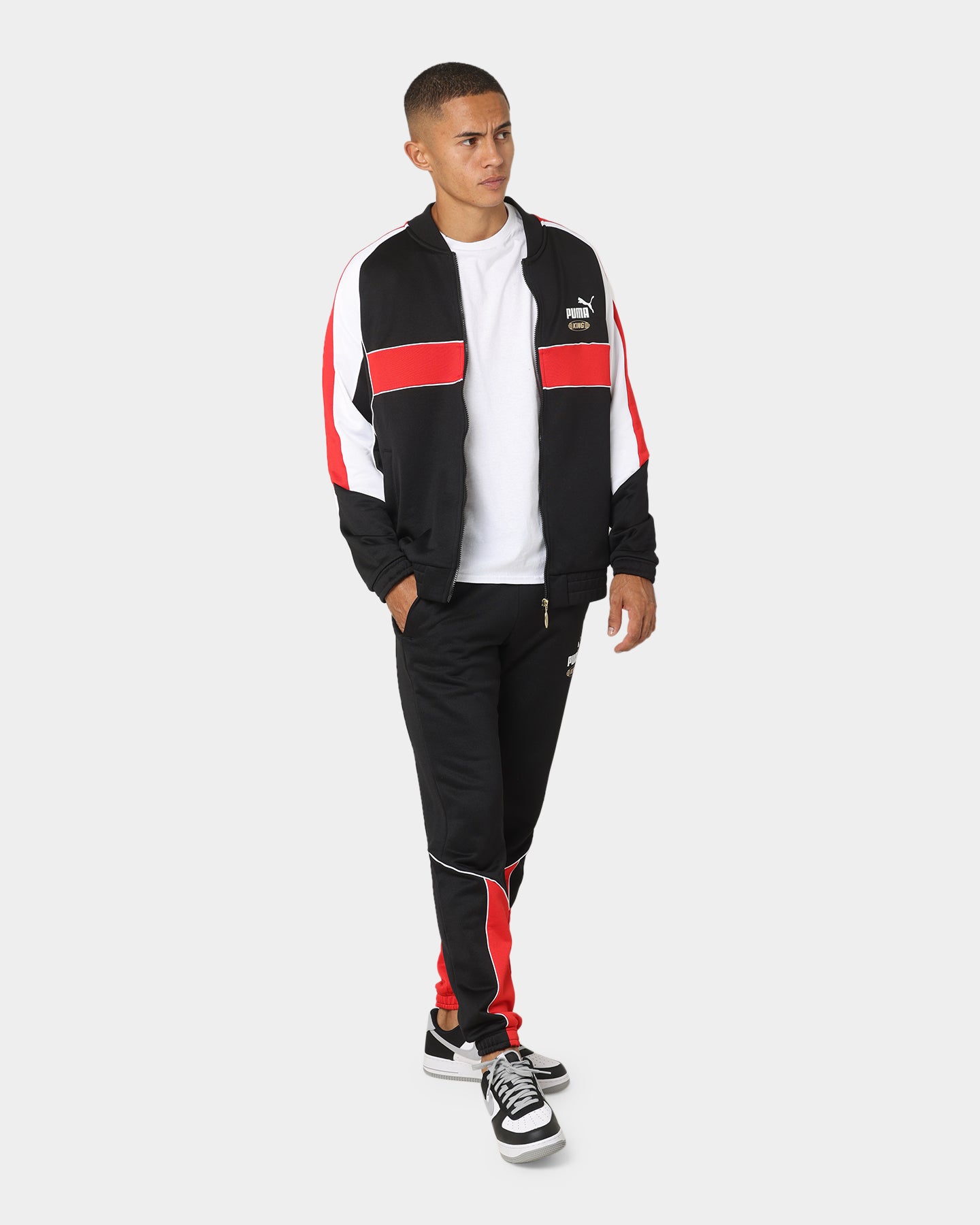 Puma King Track Jacket Puma Black/Red | Culture Kings US