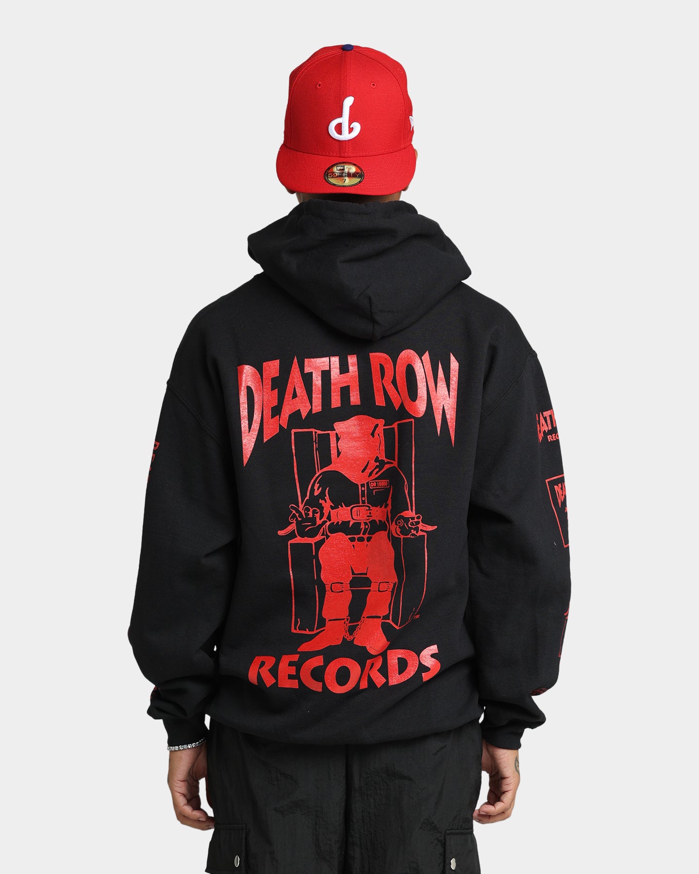Death Row Records Death Row Logo Hoodie Black/Red | Culture