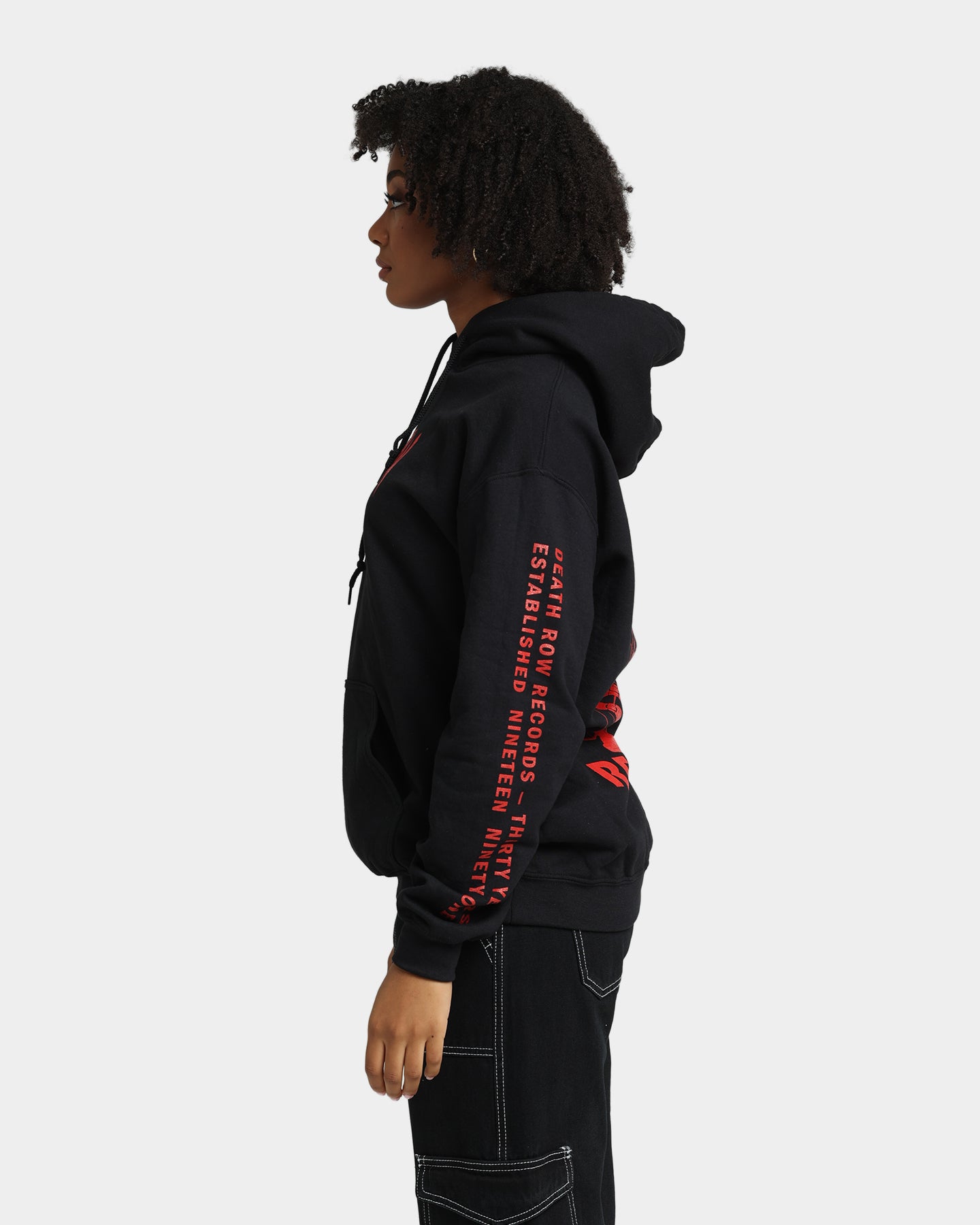 Death Row Records Death Row Logo Hoodie Black/Red | Culture Kings US