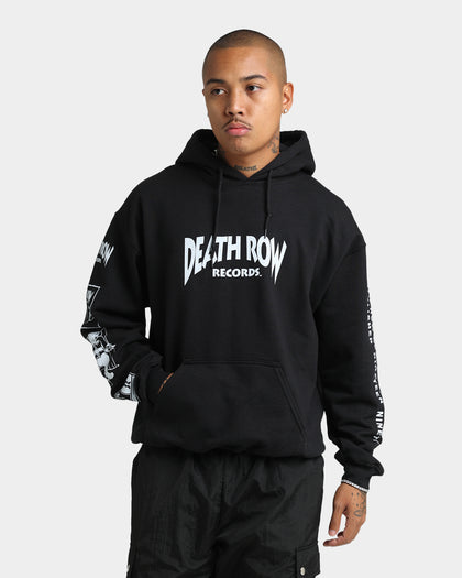 Death Row Records Death Row Logo Hoodie Black/White