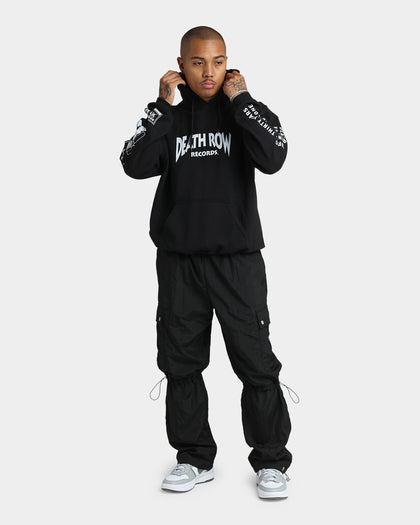 Death Row Records Death Row Logo Hoodie Black/White