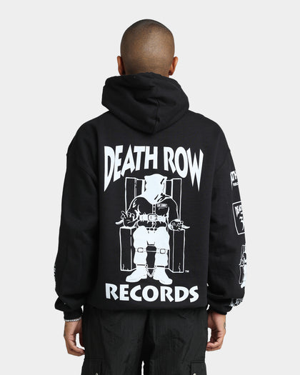 Death Row Records Death Row Logo Hoodie Black/White