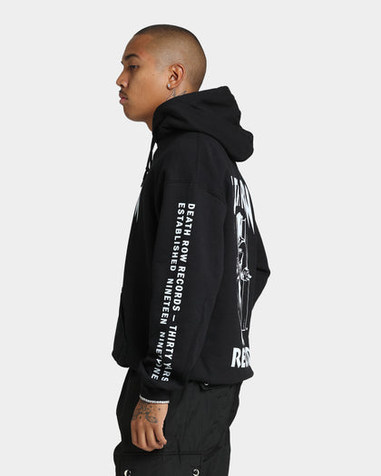 Death Row Records Death Row Logo Hoodie Black/White