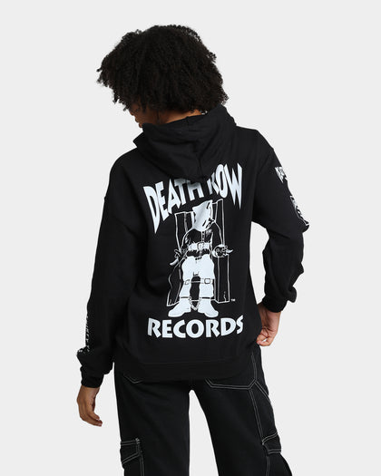 Death Row Records Death Row Logo Hoodie Black/White