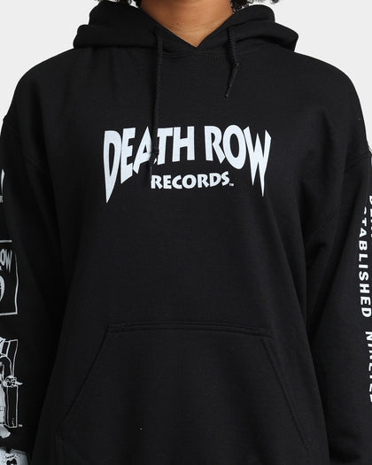 Death Row Records Death Row Logo Hoodie Black/White