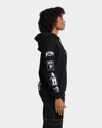 Death Row Records Death Row Logo Hoodie Black/White